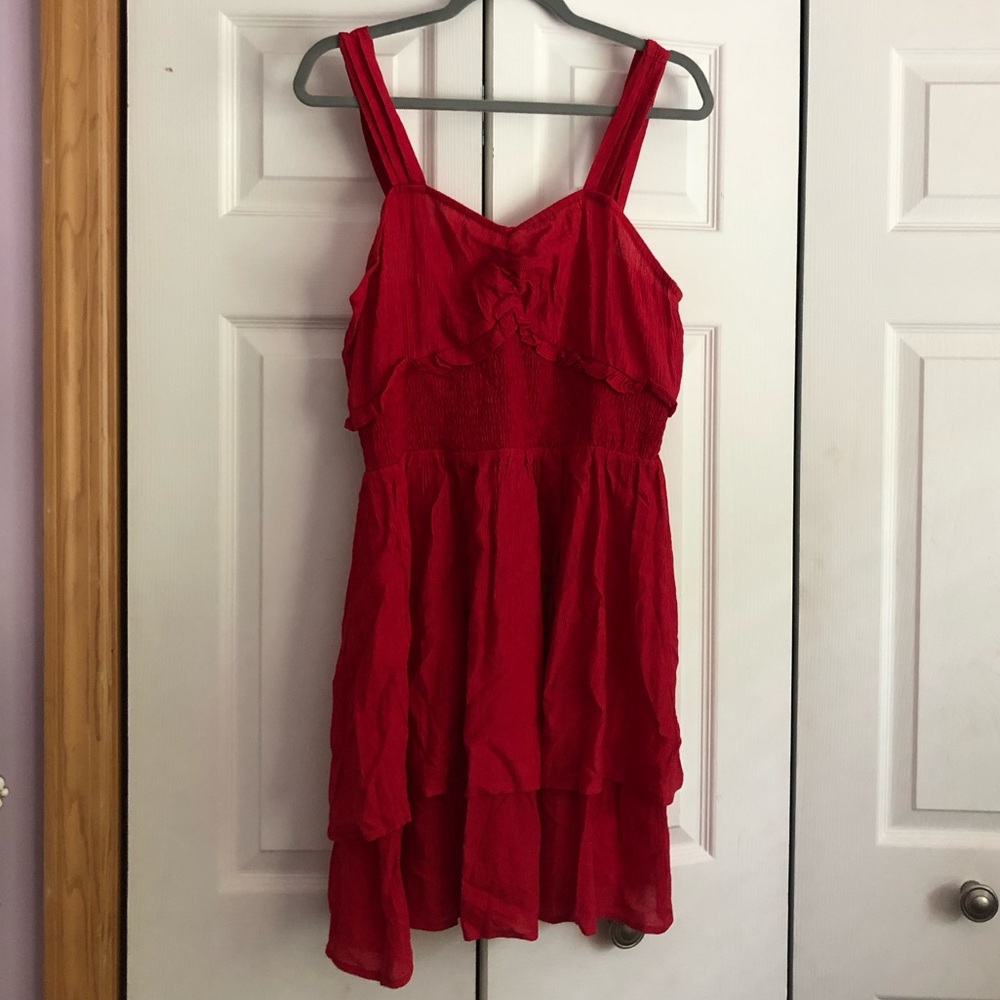 La Vie en Rose Red Summer Dress from Forever 21